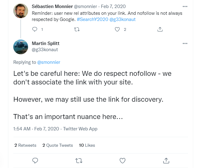 Martin Splitt aclaró aún más las ramificaciones de la actualización en respuesta a un tweet.