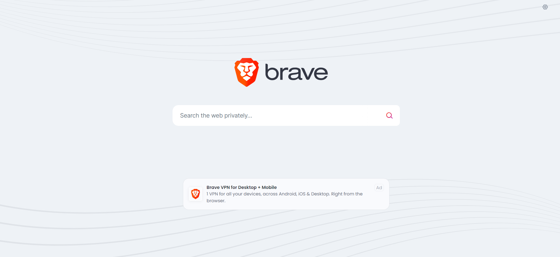 Screenshot from Brave.com