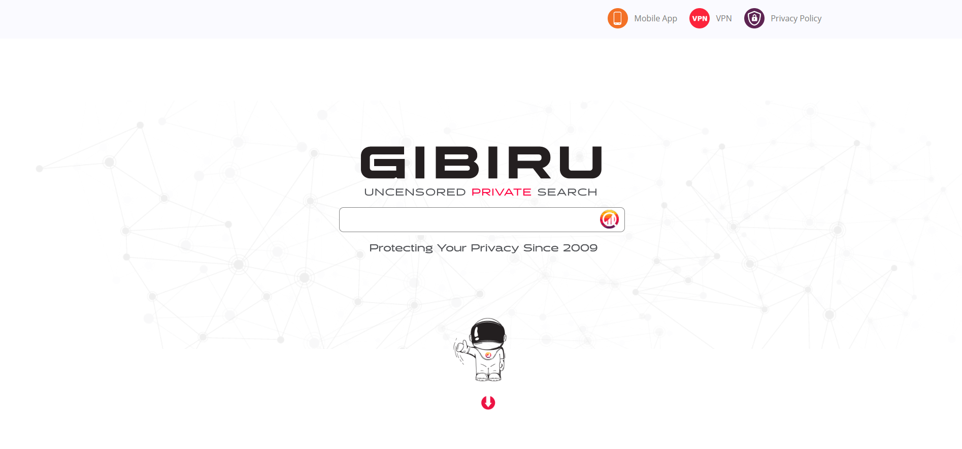Screenshot from Gibiru.com